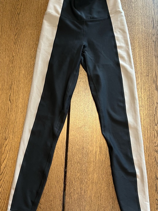 YPB Pants - YPB Abercrombie Leggings Womens Small Black Beige Colorblock High Rise 7/8 NWOT